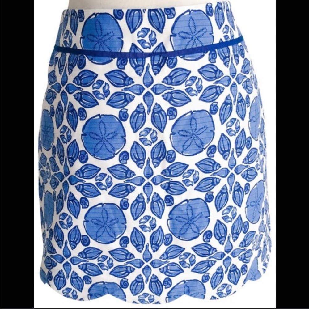 Vineyard Vines Blue & White Mini Skirt - Size 6